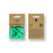 Picture of METALLIC CONFETTI LEAFS GREEN 15 GRAMS